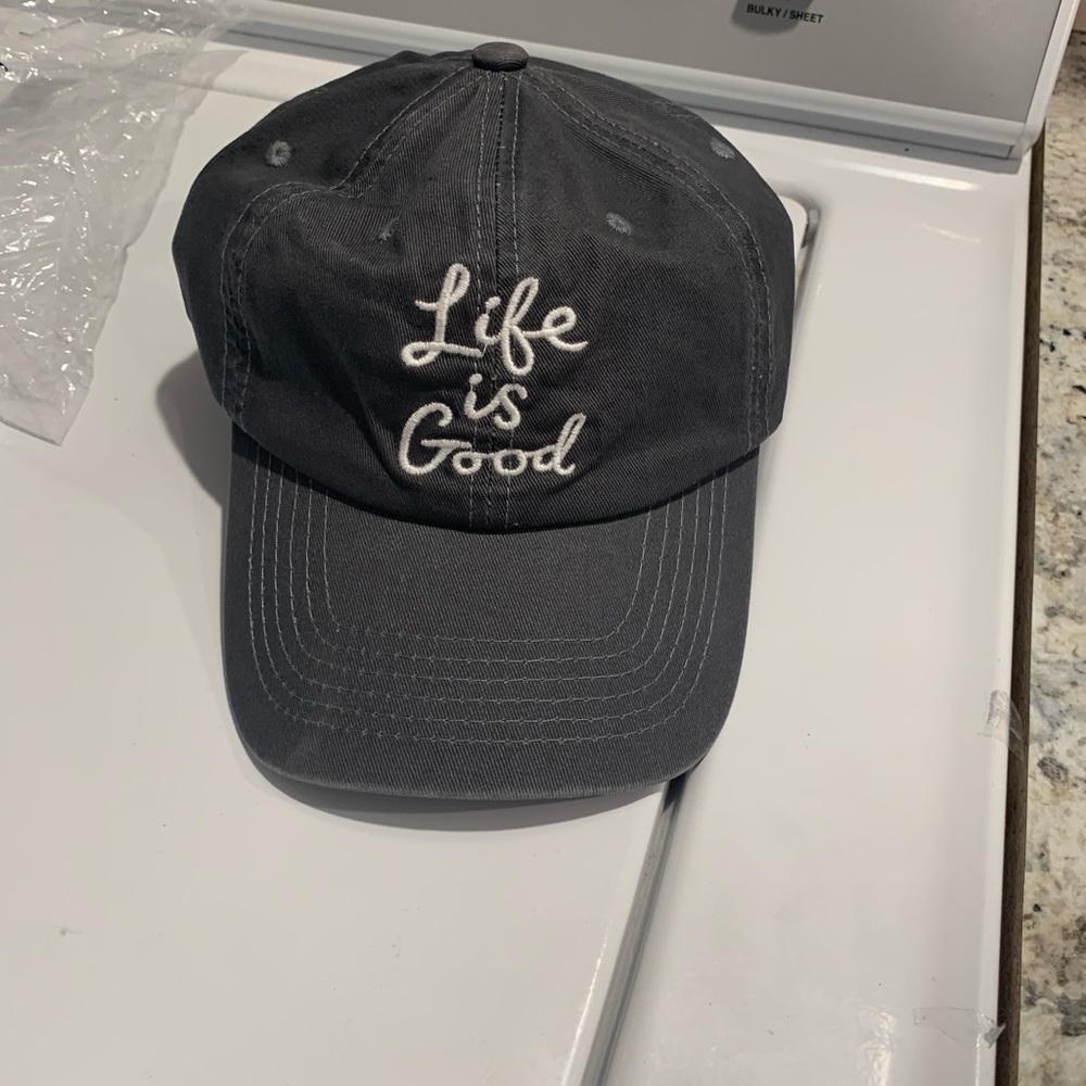 NWT Life is Good GRAY versatile baseball hat for Men/women Have 2 in stock - Picture 2 of 9